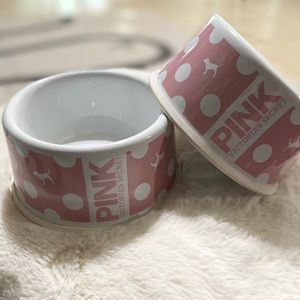 RARE Victoria's Secret PINK Vintage Dog Bowl